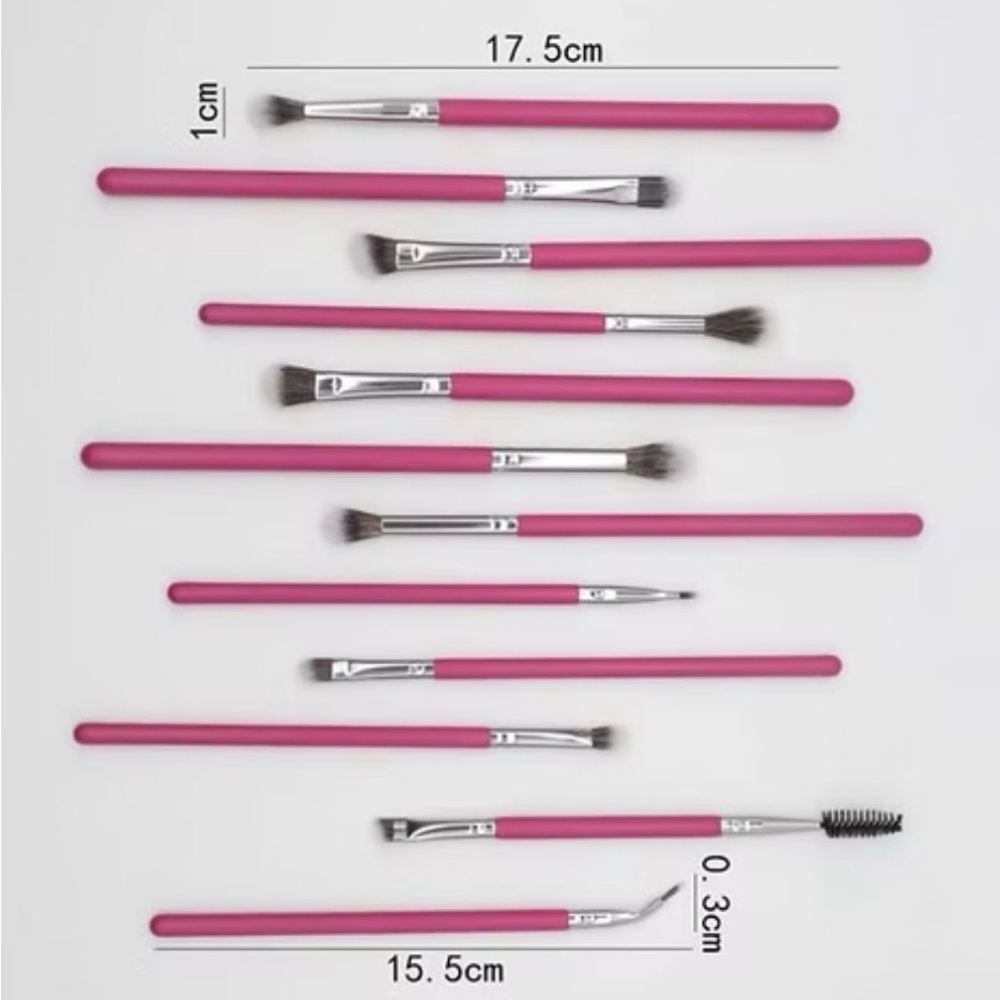 12-Piece Eye Makeup Brush Set – Blend, Shade & Define with Ease! - Picture 2 of 4